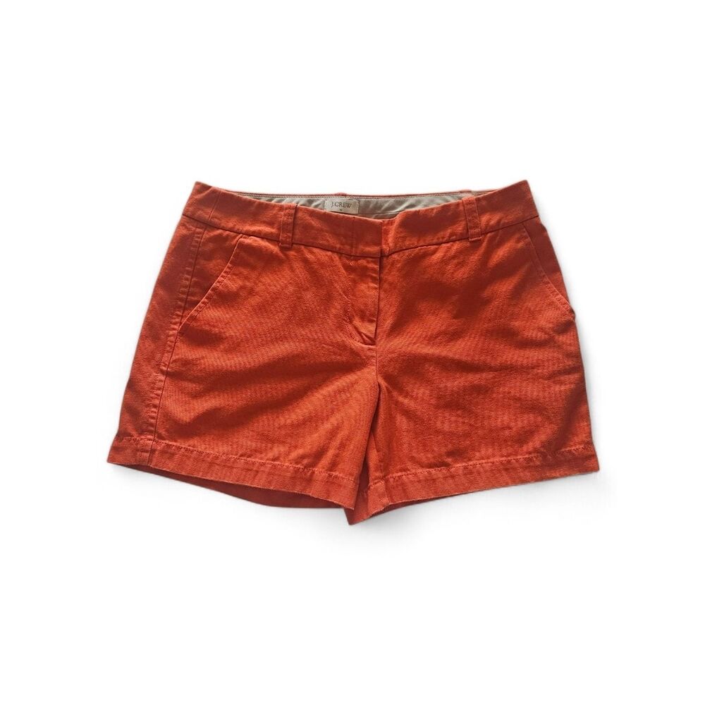 Old Navy Orange Chino Bermuda Shorts Casual Summer Size 4